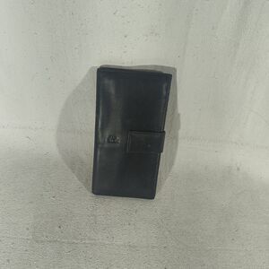 Leather Black Quad Fold Wallet by The Sak